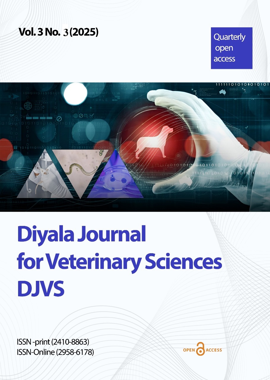 View Vol. 3 No. 3 (2025): Diyala Journal for Veterinary Sciences